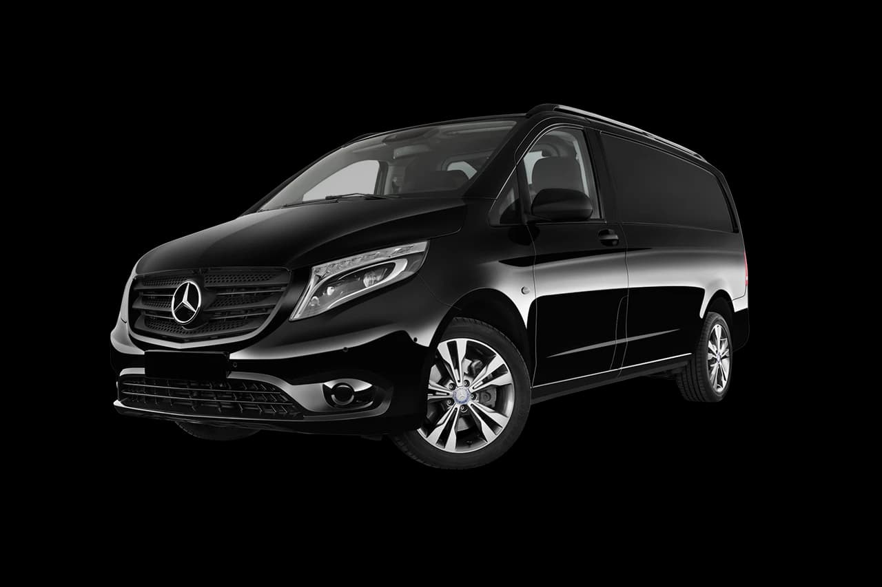 Mercedes V-Class van private chauffeur Saint-Tropez — 7 passengers